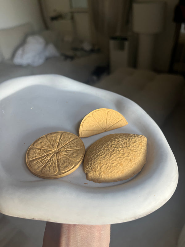 Citrons et ses tranches - jesmonite