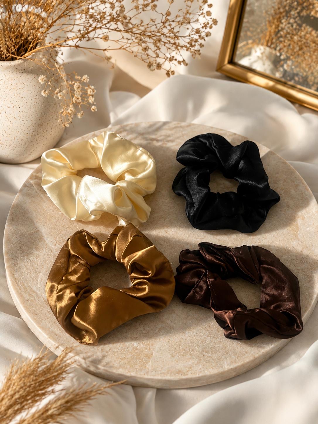 Lot de 4 chouchous - élastiques souples