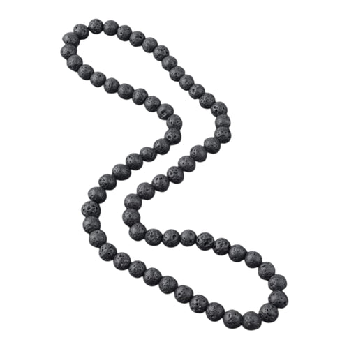 Collier homme pierres de lave QUENTIN