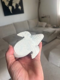 Pot décoratif baleine en jesmonite — vue 7