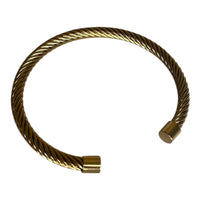 Bracelet manchette torsadé - CLAUDINE — vue 2
