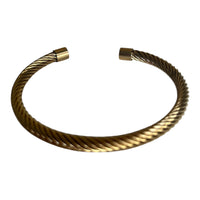 Bracelet manchette torsadé - CLAUDINE — vue 3