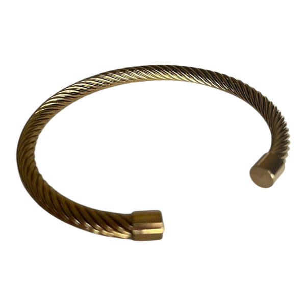 Bracelet manchette torsadé - CLAUDINE